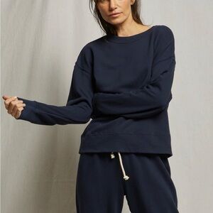 Perfectwhitetee Navy Sweatshirt